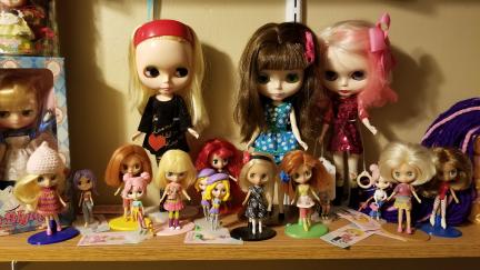 Takara and Hasbro Blythe Dolls