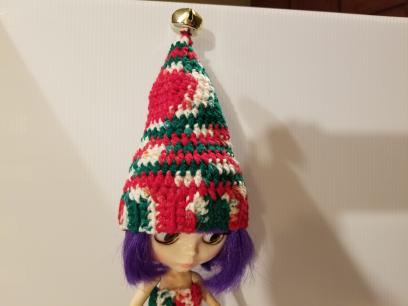 Blythe Gnome Hat Crocheted